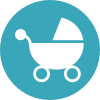 icons8 baby stroller 100